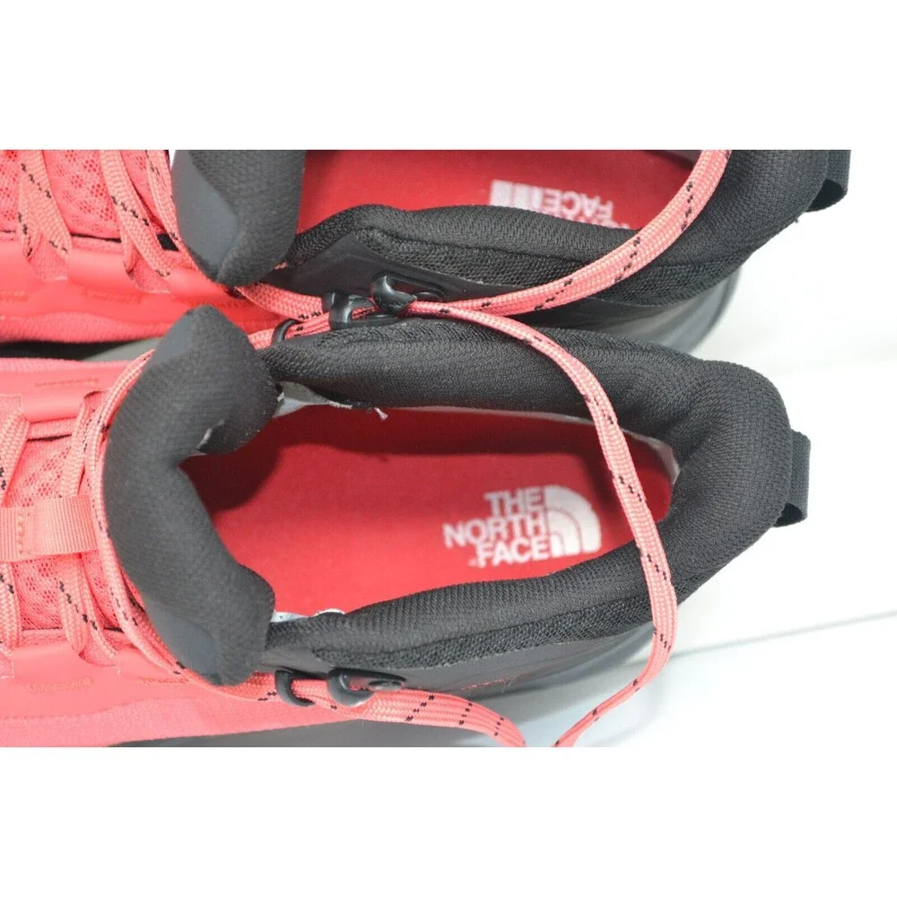 The North Face VECTIV Exploris Mid FUTURELIGHT Fiesta Red Pink Hiking Women 10.5